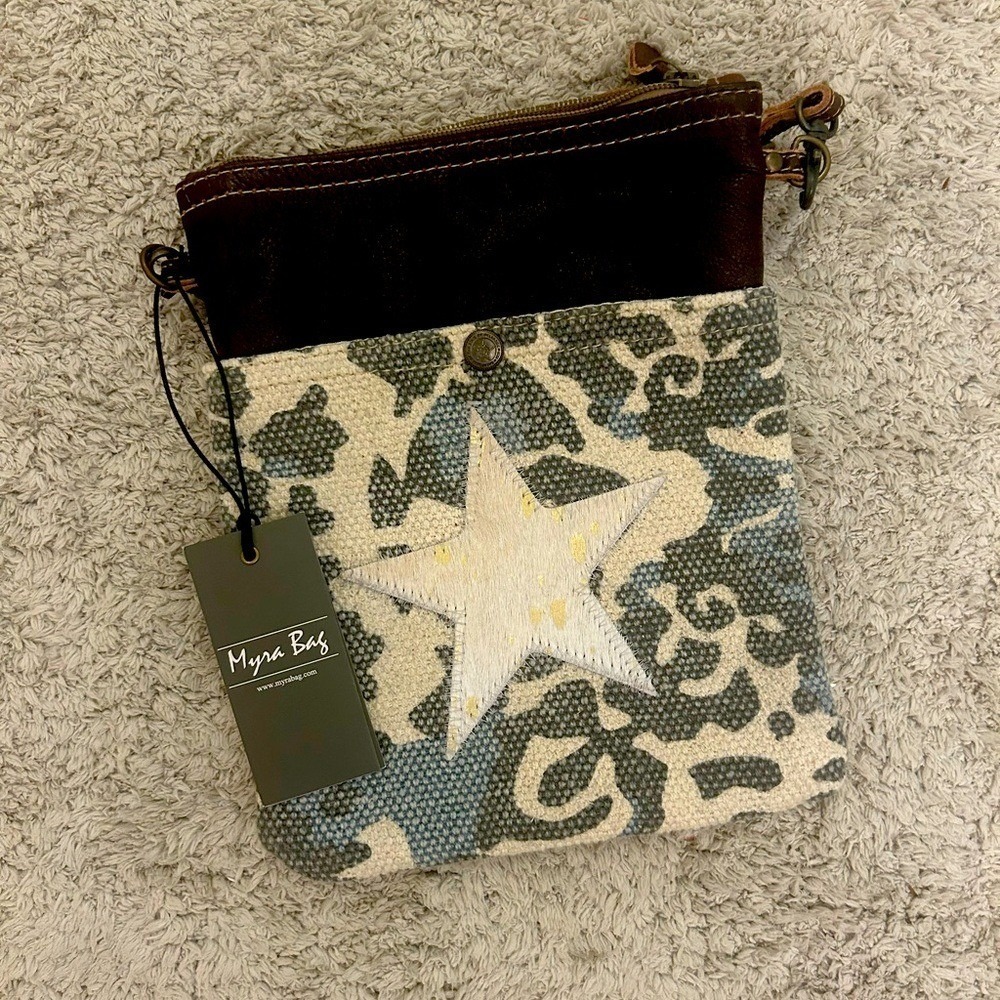 Myra Camouflage Star Crossbody Bag